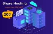 New User Discount for Share Hosting Package